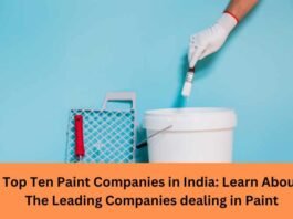 Top Ten Paint Companies in India