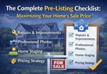 The Complete Pre-Listing Checklist: Maximising Your Home’s Sale Price The Complete Pre-Listing Checklist Maximising Your Home’s Sale Price