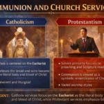 Communion and church service comparison