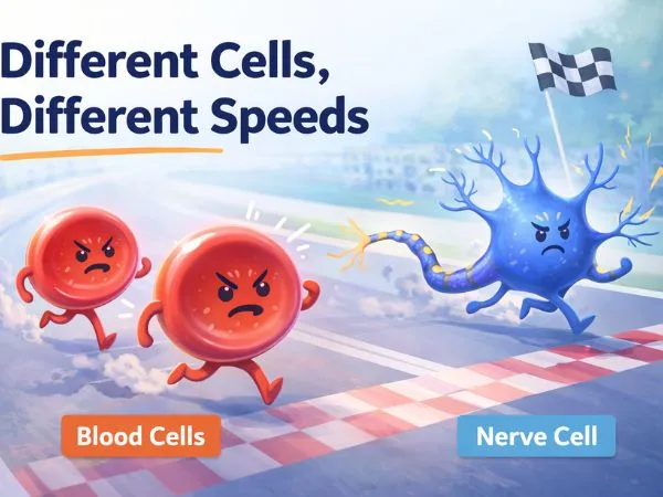 Different Cells, Different Speeds
