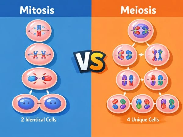Mitosis vs Meiosis Mitosis vs Meiosis