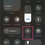 Screen Record on iPhone 17 Pro Max